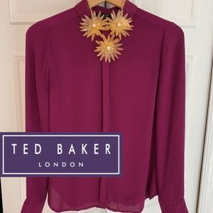 Ted Baker violet blouse